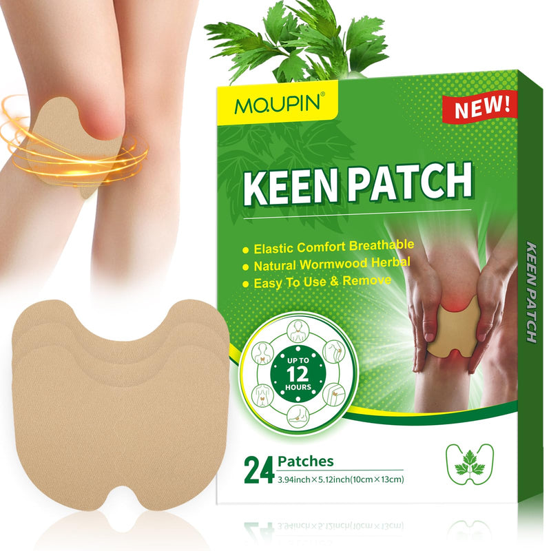 MQUPIN 24Pcs Herbal Knee Pain Relief Patches